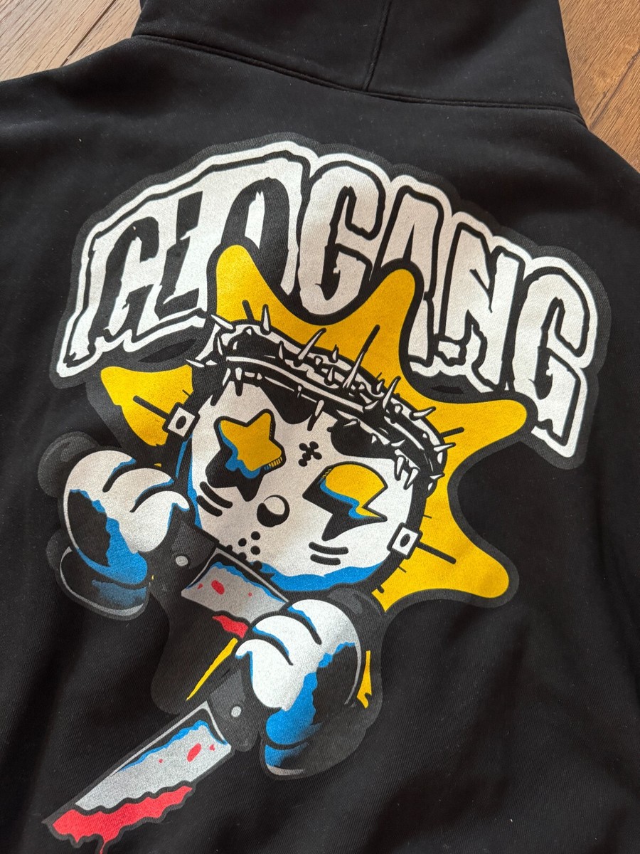 GLOGANG A Lil Glory フーディ A Lil Glory Hoodie (Blk ) Iconic logos of Rapper Chief Keef