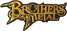 BROTHERS OF METAL - Logo - 5,1 x 11 cm - Patc...
