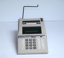 Vintage Sharp Elsi Mate El-1168 Printing Calculator With Soft Case TESTED