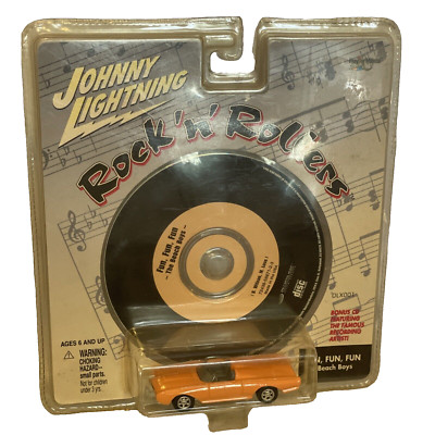 Johnny Lightning Rock  n  Rollers T-Bird with The Beach Boys Fun Fun Fun CD NIB
