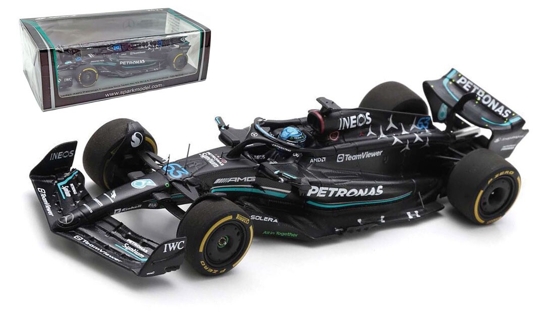 Spark S8591 Mercedes-AMG F1 W14 5th British GP 2023 - George Russell 1/43 Scale