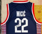 Vasilije Micic Signed Autograph Serbia FIBA Jersey NBA World Cup Olympics