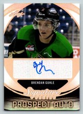 2015-16 Leaf Signature  AUTO #SPBG1 Brendan Guhle* *#/99 (ref 208634)
