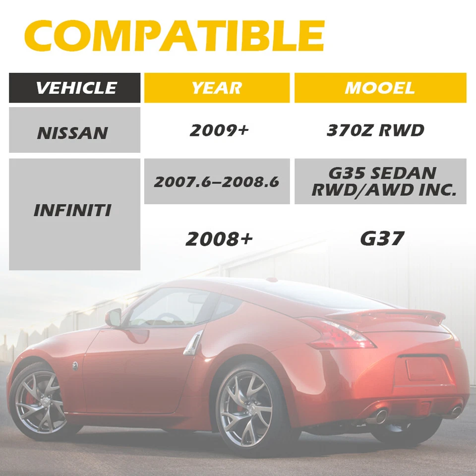 Adjustable Rear Camber Control Arm Toe Traction Kit for Nissan 370Z Infiniti G37 - Image 2 of 4