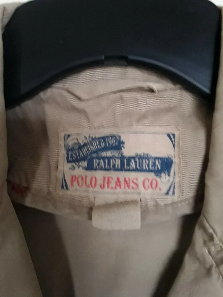 Nuevo con etiquetas Polo Por Ralph Lauren Mujer XL De Colección Vintage Blazer Tostado Beige Deporte  Foto 2 de 3