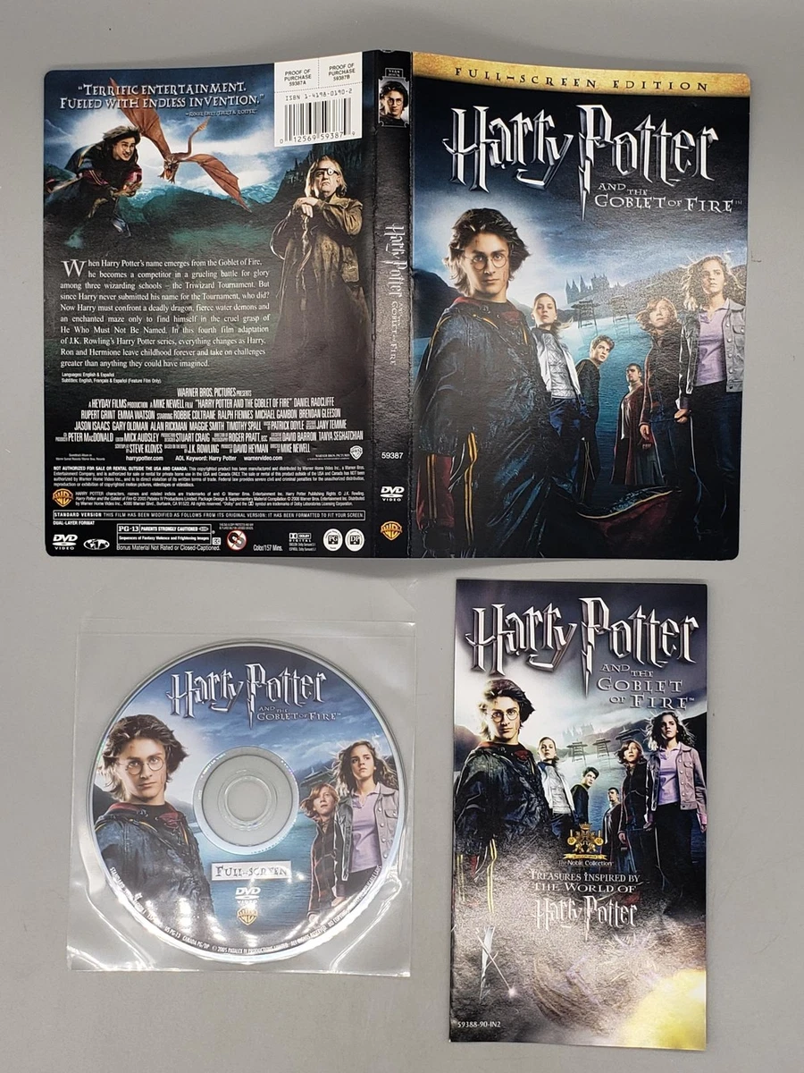 Harry Potter And The Goblet Of Fire Dvd Full Screen