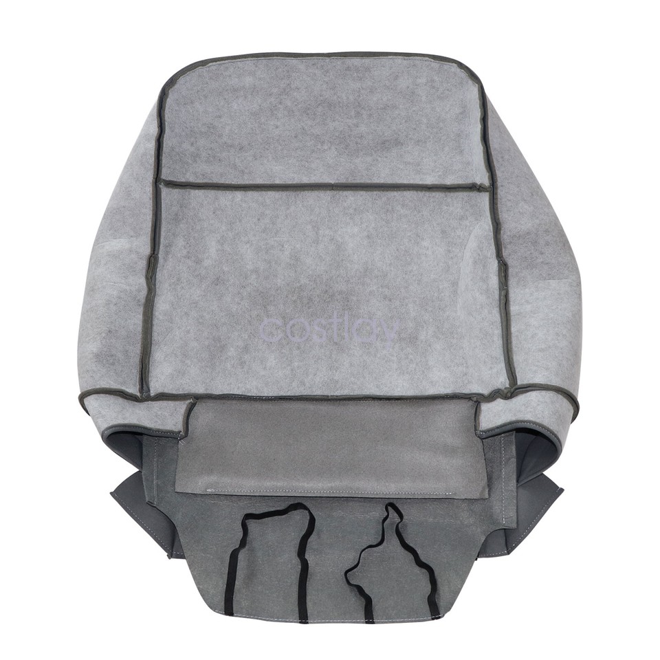 2019-2024 Dodge Ram 2500 SLT Big Horn/Lone Star Replacement Cloth Seat Cover: Driver Side Lean Back, Dark Gray - Richmond Auto Upholstery 2019-2024 Dodge Ram 2500 SLT Big Horn/Lone Star Replacement Cloth Seat Cover: Driver Side Lean Back, Dark Gray - Richmond Auto Upholstery