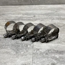 Lot Of 5 Mikalor 34-37 W4 Heavy Duty Hose Clamp, 34-37mm 304 Stainless Steel New