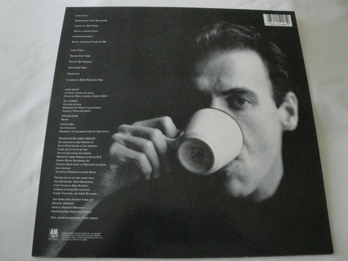 JOHN HIATT Bring the Family VINYL LP ALBUM 1987 A & M RECORDS