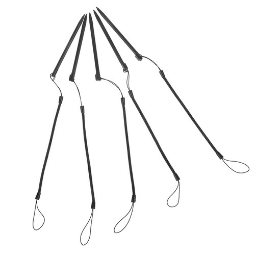 1pc touch screen metal touch phone pen tablet stylu with spring string compu 3C - Afbeelding 3 van 6