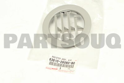 6361026080B0 Genuine Toyota REGISTER ASSY, AIR DUCT, NO.3