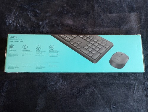 LOGITECH MK235 920-007897 Wireless Keyboard and Mouse Black BRAND NEW - Picture 3 of 10
