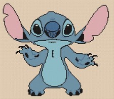 Lilo and Stitch - Stitch Counted Cross Stitch CHART No. 10-79