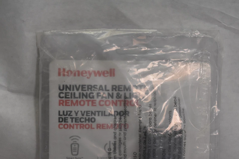 Ventilador de techo universal portátil Honeywell de 3 velocidades remoto con receptor 42136 Foto 2 de 4