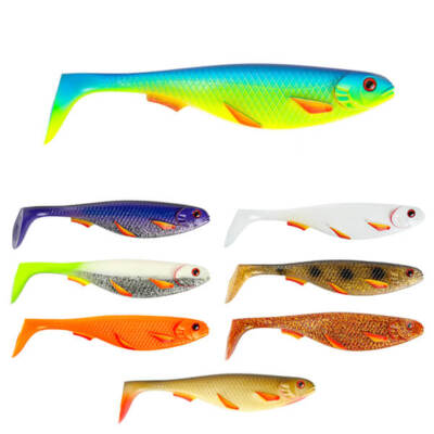 Stroft Predator P-6 Rubber Fish 6cm 3 Piece Perch Zander Trout Rubber Lures