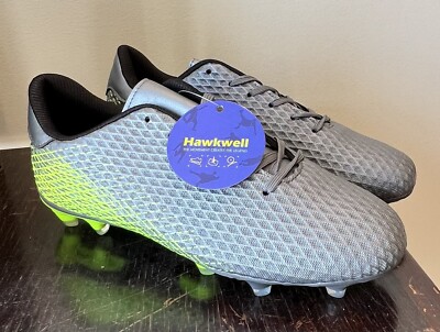 Hawkwell Men's Athletic Soccer Shoes Outdoor Training Firm Ground Cleats