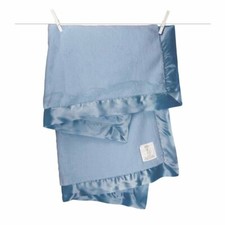 LITTLE GIRAFFE Luxe Baby Blanket in Cornflower