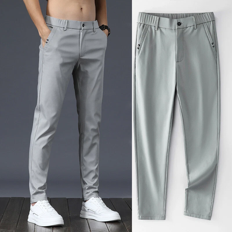 Light Gray Flannel Pants | He Spoke Style