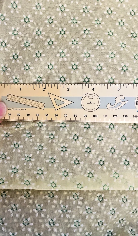 De Colección Amarillo Organdí Flocado Blanco Margarita Flocado Ligeramente Difuso Flocado 36"X18" Foto 4 de 4