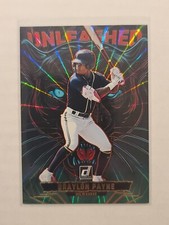 2025 Donruss Unleashed Insert Braylon Payne #13 Green Laser Parallel Brewers