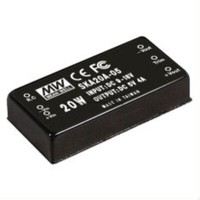 Meanwell SKA20C-12, Dc Dc-Wandler, 36-75V:+12V 1666Ma 19,2W