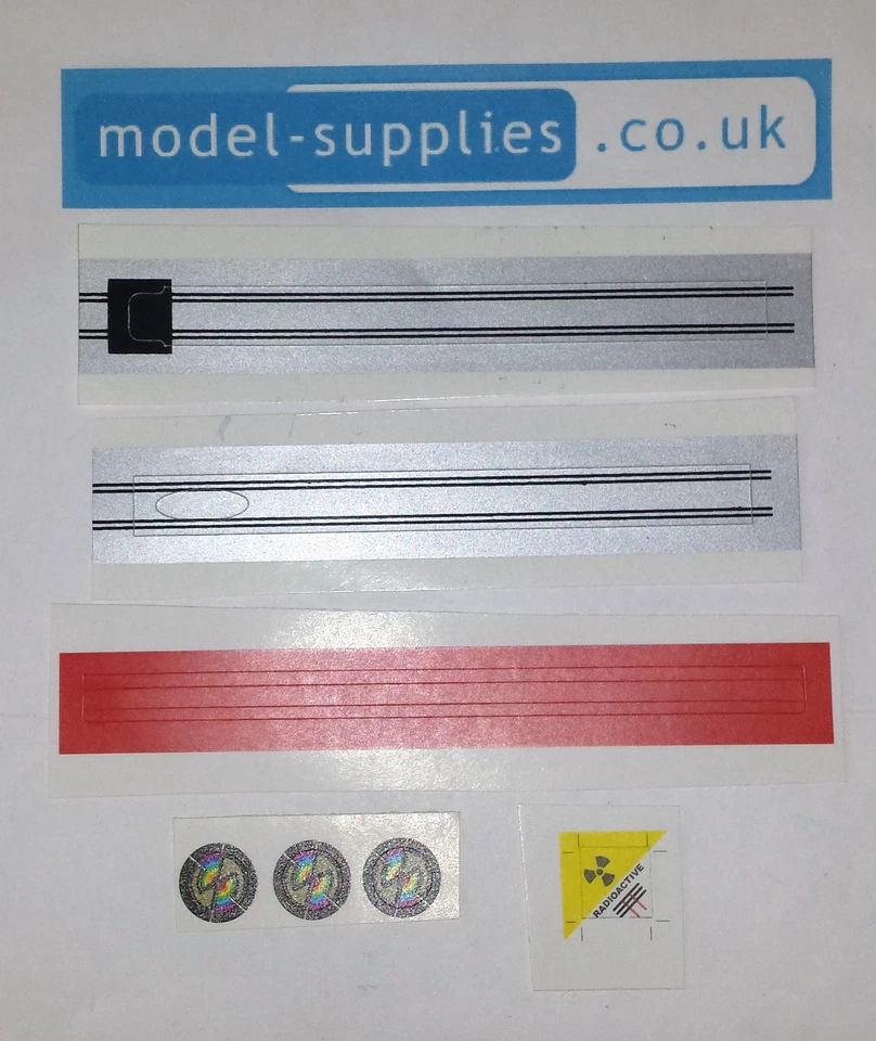 Dinky 105 Captain Scarlet MSV Reproduction Sticker Set