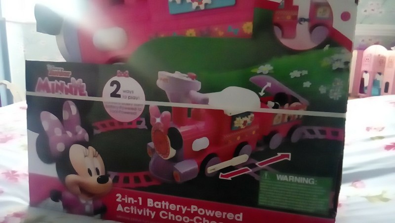 minnie mouse 6v train