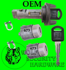 NEW CHEVY GMC OEM 95-97 Ignition Key Switch Cylinder & Door Lock Set W/ 2 Keys - Foto 12