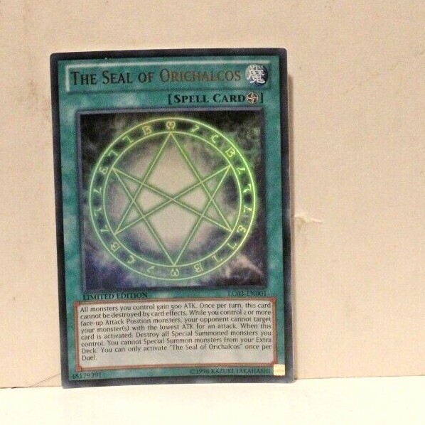 YUGIOH The Seal of Orichalcos LC03-EN001  LIMITED EDITION ULTRA RARE