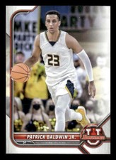 2021-22 Bowman University #90 Patrick Baldwin Jr. Rookie Milwaukee Panthers