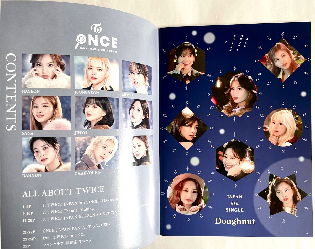 TWICE ONCE MAGAZINE Vol.10 & 12 JAPAN OFFICIAL FAN CLUB BOOK K-POP