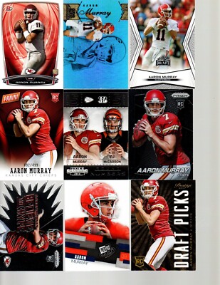 Aaron Murray Collection 40 Cards, 27 Different Cards High Beckett Value $40