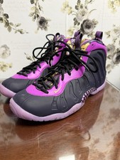Nike Little Posite One GS Purple Gold Youth US Size 7Y UK 6 EU 40 DQ6210 500