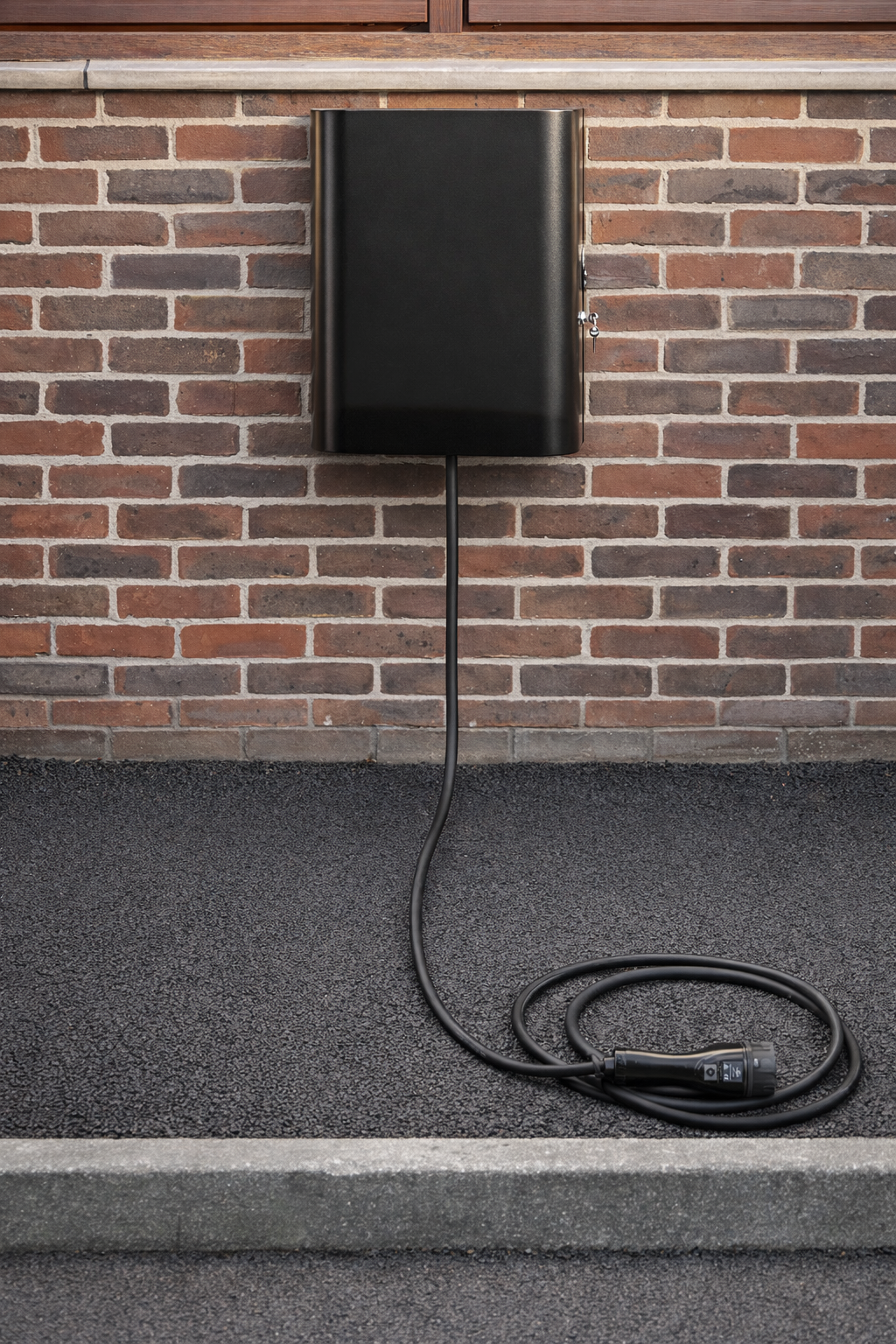 Lockable EV Charger Enclosure Steel, Weatherproof, Cable Management ...