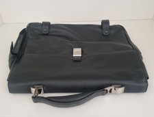 Borsa Piquadro uomo a tracolla porta documenti pc nera in pelle cartella usata