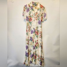 Floral Print Women's Vtg Dress NEW Size 8 CAbi Original 90s Style Cotttagecore