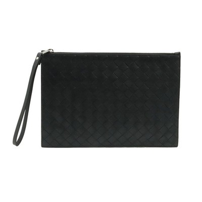 Bottega Veneta große Tasche mit schwarzem Kalbs-Intrecciato-Riemen (Chip innen) 149792129