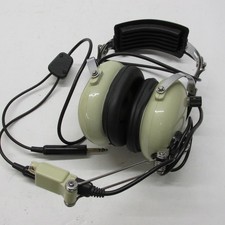 Vintage Aviation Pilot Headset Dual Plug Works
