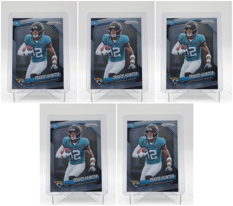 [5] TRAVIS HUNTER 2025 PANINI PRIZM ROOKIE JACKSONVILLE JAGUARS #301 Q6638