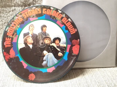 Rolling Stones 33 T 12" Rare Picture Disc Golden Album Import Japon EX - Photo 1/4