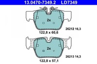 Bremsbelagsatz Scheibenbremse ATE Ceramic 13.0470-7349.2 FüR BMW X2 F39 1Er F40