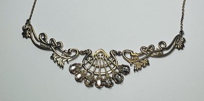 Cubic Zirconia White/Colourless Pendant Necklace