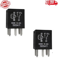 2 PCS Power Relay - 5 Pin Multi Purpose Auto Fuel Pump, Color: 2 PCS