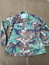 US ARMY Jacke Medium Short Woodland Camouflage Uniform gebrauchter Top Zustand