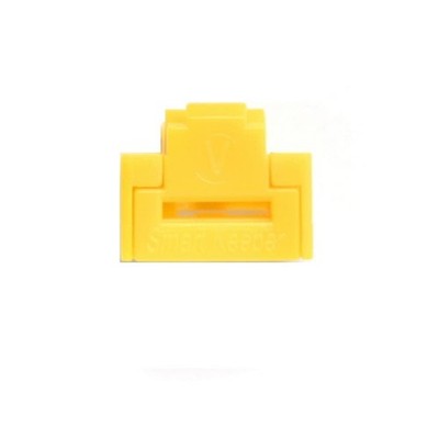 Essential / 100 x RJ45 Port Blockers without Lock Key Basic/Yellow 100 Pieces ye