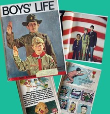 BOYS' LIFE Magazine 60th Anniversary Issue March 1971 Norman Rockwell Cover