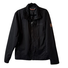 Free Country Men’s M Outdoor Softshell Lightweight Logo Jacket Chore Black