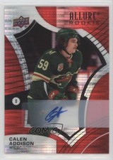 2021-22 Upper Deck Allure Rookies Red Rainbow Auto Calen Addison #133 Auto 2d8
