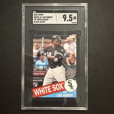 2020 Topps 1985 Baseball Series 2 Black #D  /299 Luis Robert #85TB-47 Rookie RC