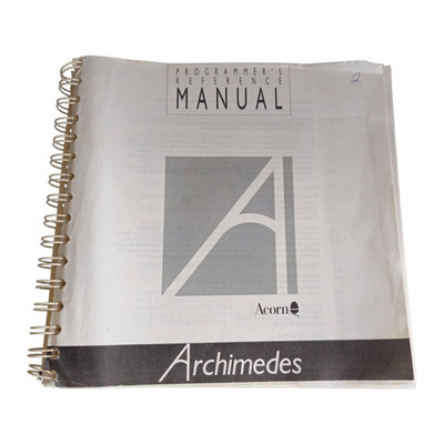 Eichel Archimedes Programmierer Referenzhandbuch spiralgebunden selten